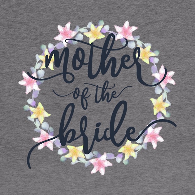 Elegant Mother of the Bride Wedding Calligraphy by Jasmine Anderson